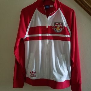 Adidas NY Red Bulls Soccer Warmup Jacket size M